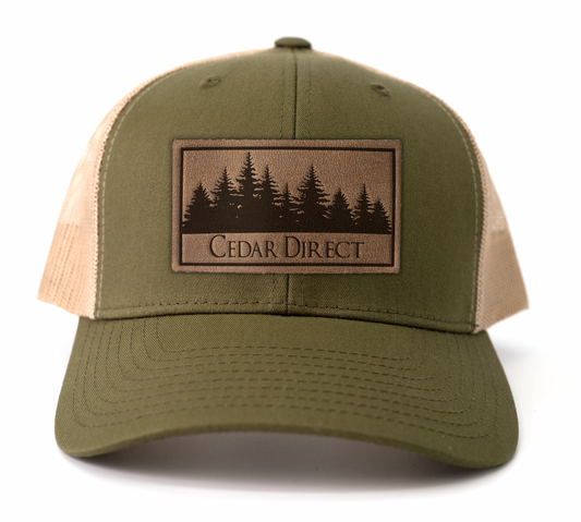 Leather Patch Snapback – Classic YUPOONG